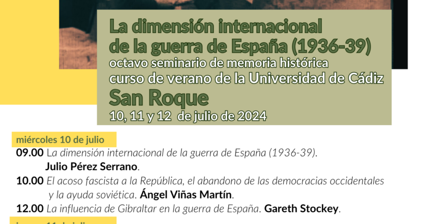 La dimensión internacional de la guerra de España (1936-1939)